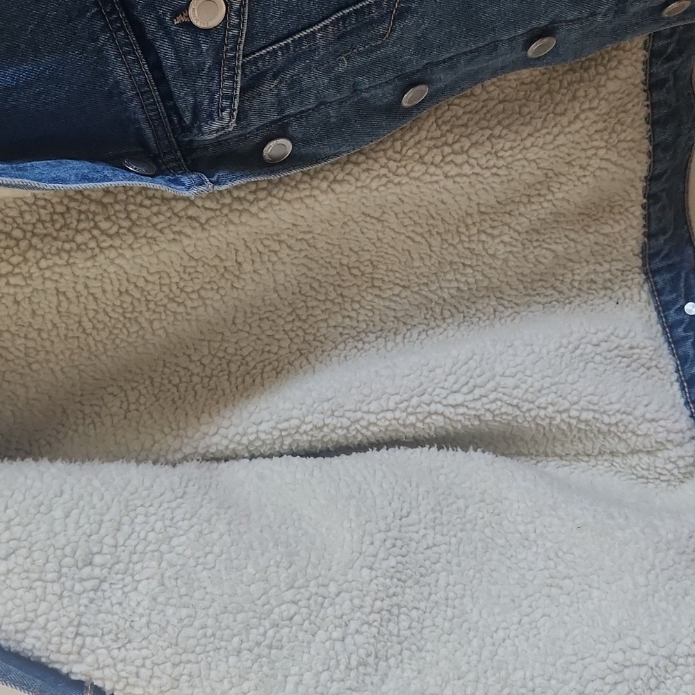 Streetwear Society Denim Jacket with Sherpa Lining - Picture 5 of 6